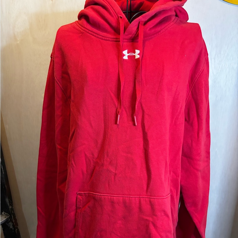 LG Men's Vibrant Red Hoodie Sweater